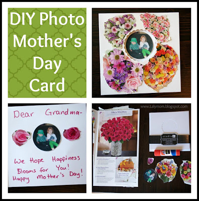 DIY Photo Mother's Day Card Craft from Lalymom