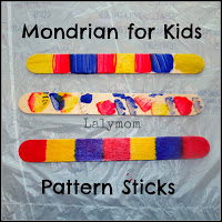 Mondrian for kids Boogie Woogie Broadway art project class 