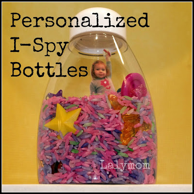 Personalized I-Spy Bottle activity for Kids by Lalymom