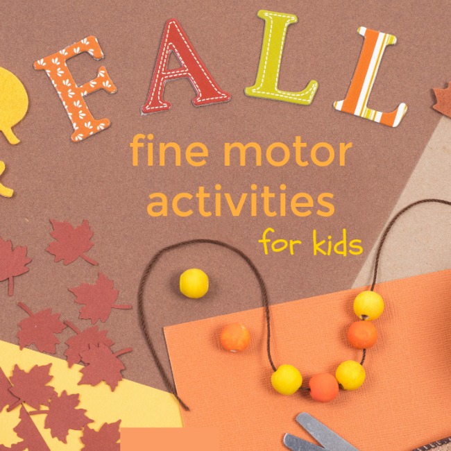 7 Fall Themed Fine Motor Activities for Preschoolers