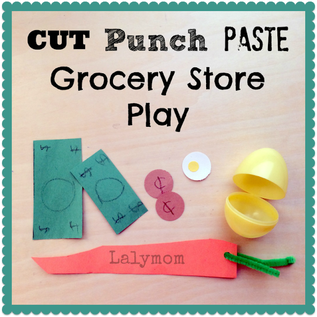Fine Motor Skills Grocery Store Activities for Kids from Lalymom