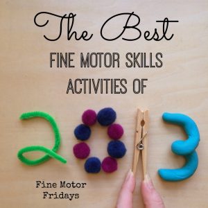 Link Up of the Top Fine Motor Activities from Around the Web from Lalymom