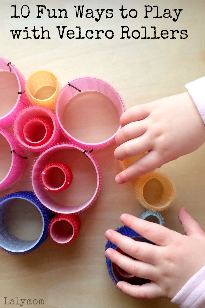 10 Fun Ways to Play with Velcro Rollers - Great fine motor activities!