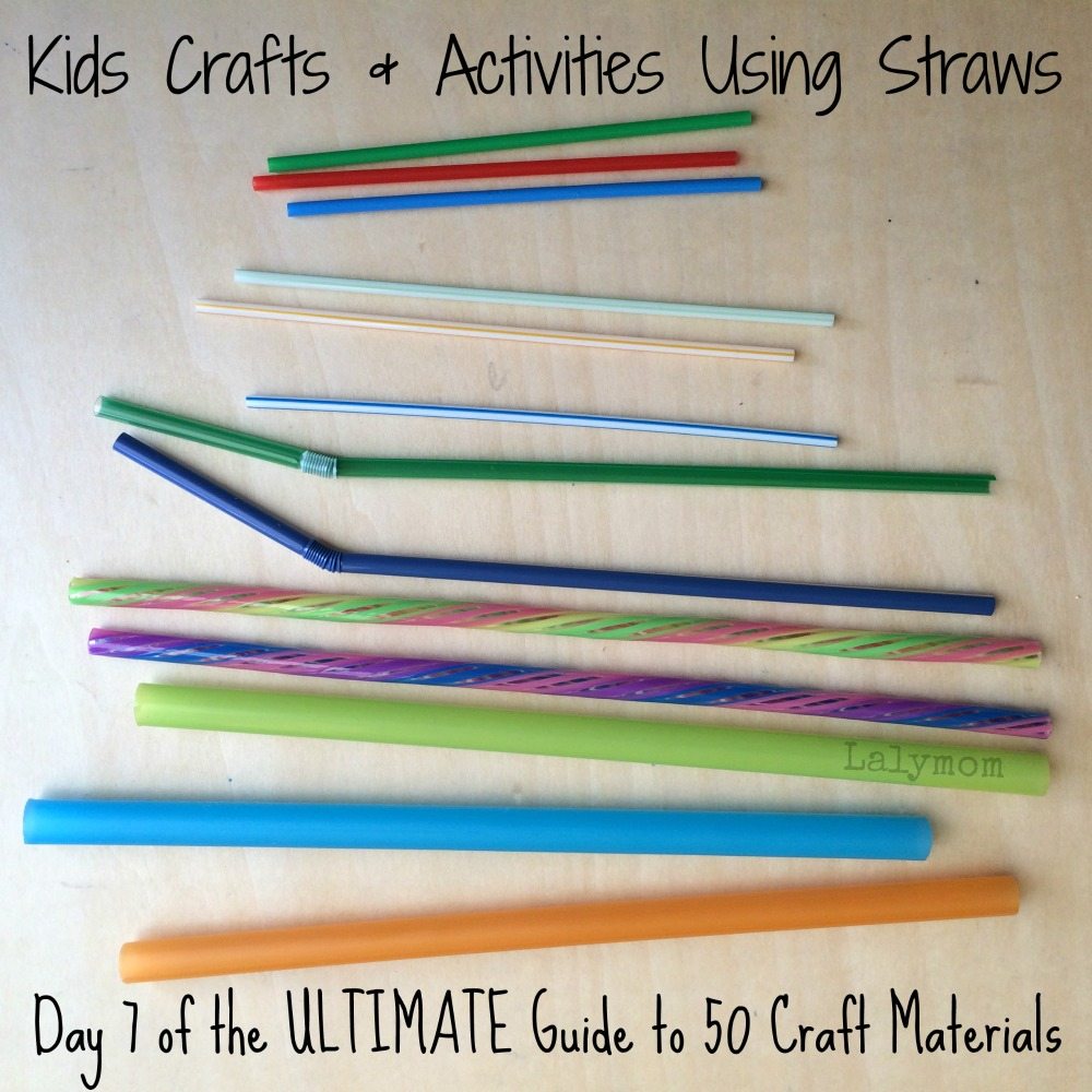 Kids Crafts and Activities Using Straws for Kids from Lalymom