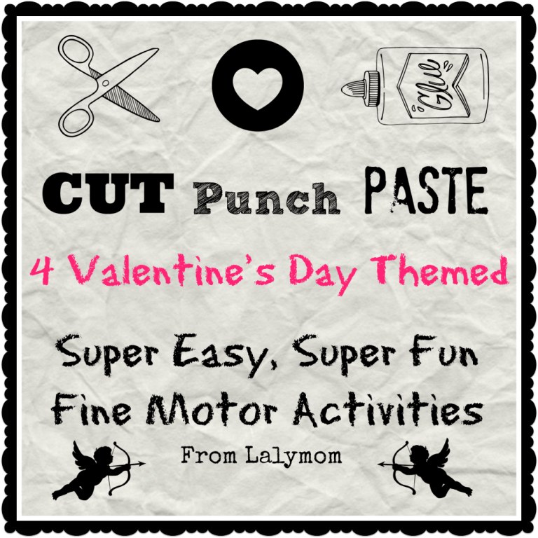 Valentine’s Day Cutting Practice Activities- Fine Motor Fridays