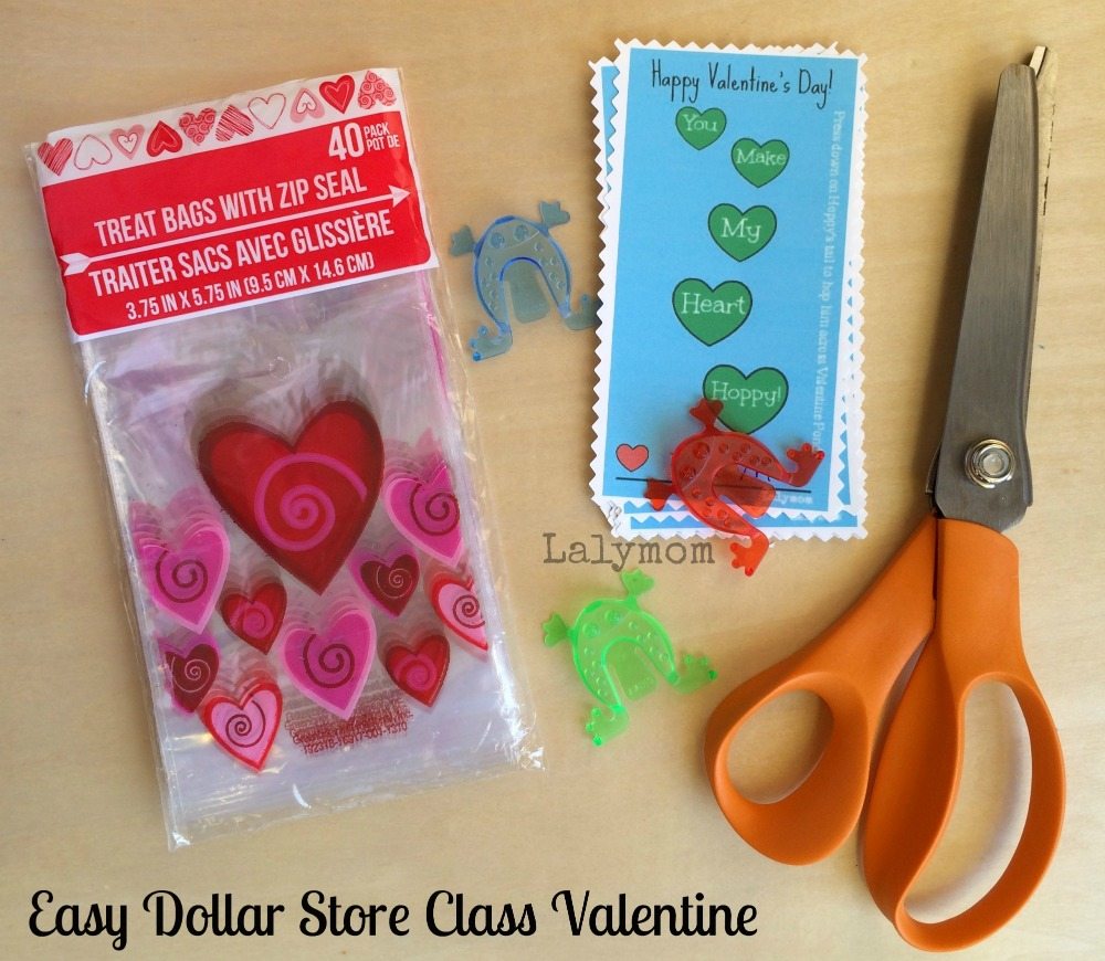 Easy Dollar Store Classmate Valentine from Lalymom