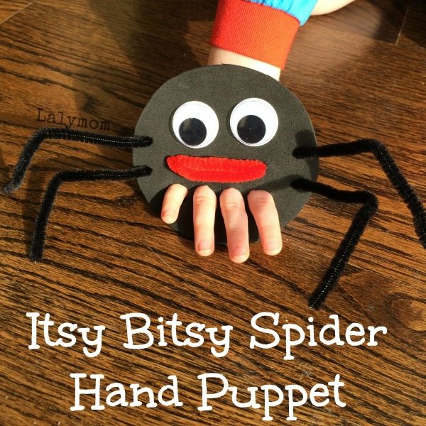 Itsy Bitsy Spider Hand and Finger Puppet from Lalymom (5)