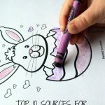 Easter Coloring Pages and Printable Activities for Kids from Lalymom