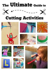 Ultimate Guide to Cutting Activities for Preschoolers and Kindergartners from Lalymom - Tips, Tricks, Projects and Must-Follow Pinterest Boards about Scissor Skills and Cutting Practice!