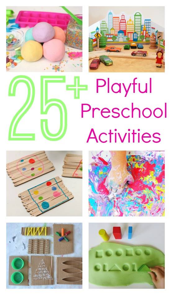 25 Fun Preschool Activities from Top Kid Bloggers on Lalymom