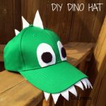 Dinosaur Crafts for Preschoolers - This DIY Dinosaur Hat for Kids gives kids cutting practice as well as a SUPER COOL Handmade Hat! from Lalymom