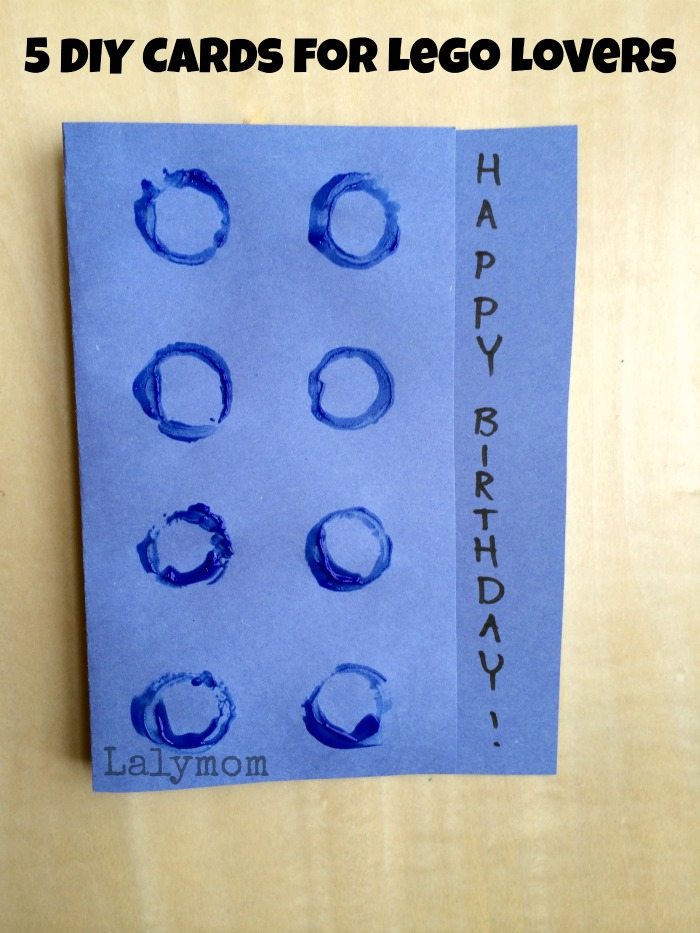 5 DIY Cards to Make for Lego Lovers on Lalymom