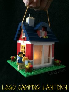 DIY LEGO Camping Lantern on Lalymom
