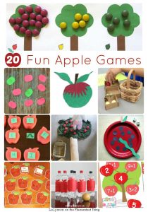 20 Fun Apple Games for Kids from Lalymom on PleasantestThing.com