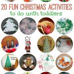 20 FUN Christmas Activities to do with Toddlers on Lalyom - I want to do some of these this year!