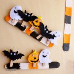 Fun Halloween Fine Motor Skills Activity Using Pattern Sticks and Clothespins - those are so cute!