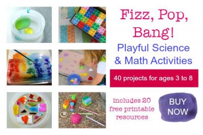 Fizz, Pop, Bang! 40 AWESOME Science and Math Activities for Kids! on Lalymom.com - 20 printables are included!
