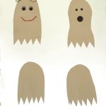 Contact Paper Ghost Crafts - A Halloween Fine Motor Invitation to Play on Lalymom.com look at how cute this is! Would be fun for a kids Halloween party or playdate!