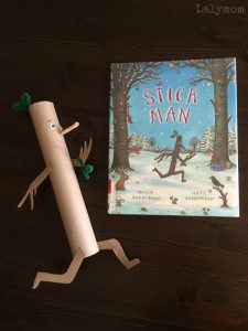 Stick Man Book Crafts for Kids on Lalymom.com Part of the Virtual Book Club for Kids - my kids love this book!