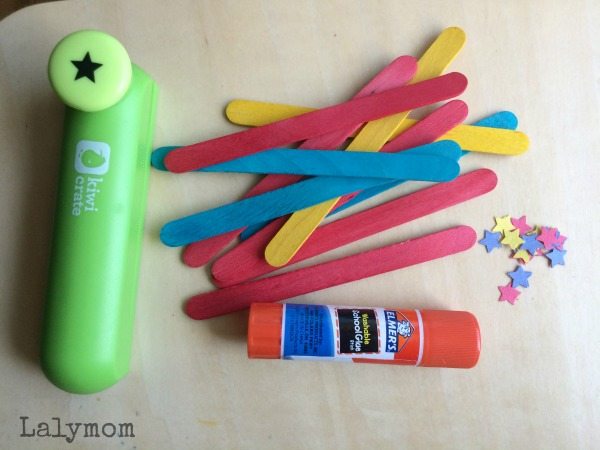 Materials to make Seuss Sticks for Math Activities and Dominies
