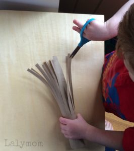 Simple Cutting Practice Activity - Snipping Sammy Scissors - LalyMom