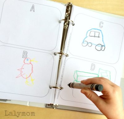 Road Trip Games for Kids - Free Printable Road Trip Pictionary Book and more from the Busy Bags Blog Hop.
