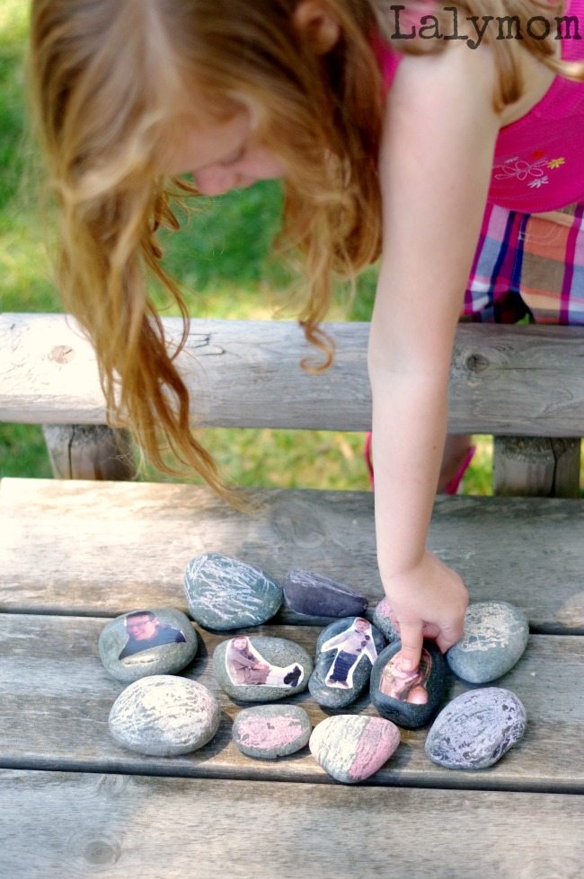 Classroom or Family Story Stones - Part of Craft Closet Boredom Busters Week on Lalymom