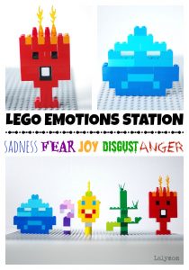 LEGO Emotions Station - Inspired by Inside Out and talking about our emotions.