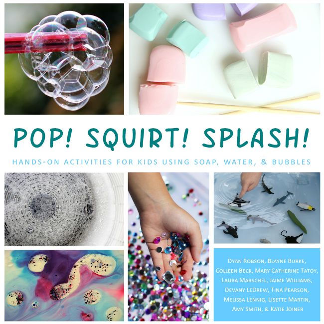 Hands-on activities for kids using soap, water and bubbles - awesome book!