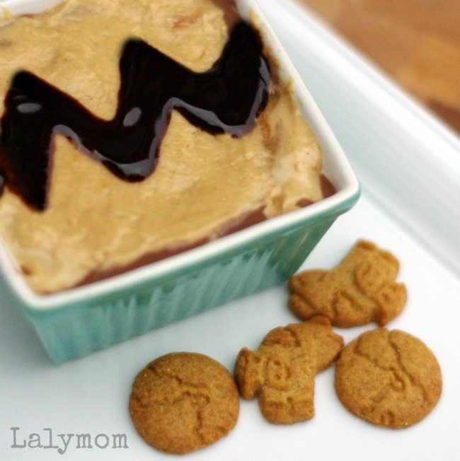 Peanuts Movie Peanut Butter Cup Dip - Perfect for any Charlie Brown Birthday Party- or your favorite peanut butter lover any day!