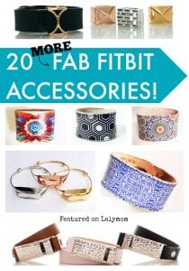 20 More Fab Fitbit Accessories - Whether you need a fitbit replacement band or want to dress up your fitness tracker, check out these perfect styles today!