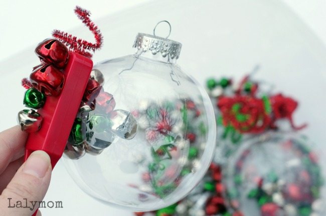Christmas Sensory Bin for Kids - Fun Jingle Bells Activity combines magnets and music.