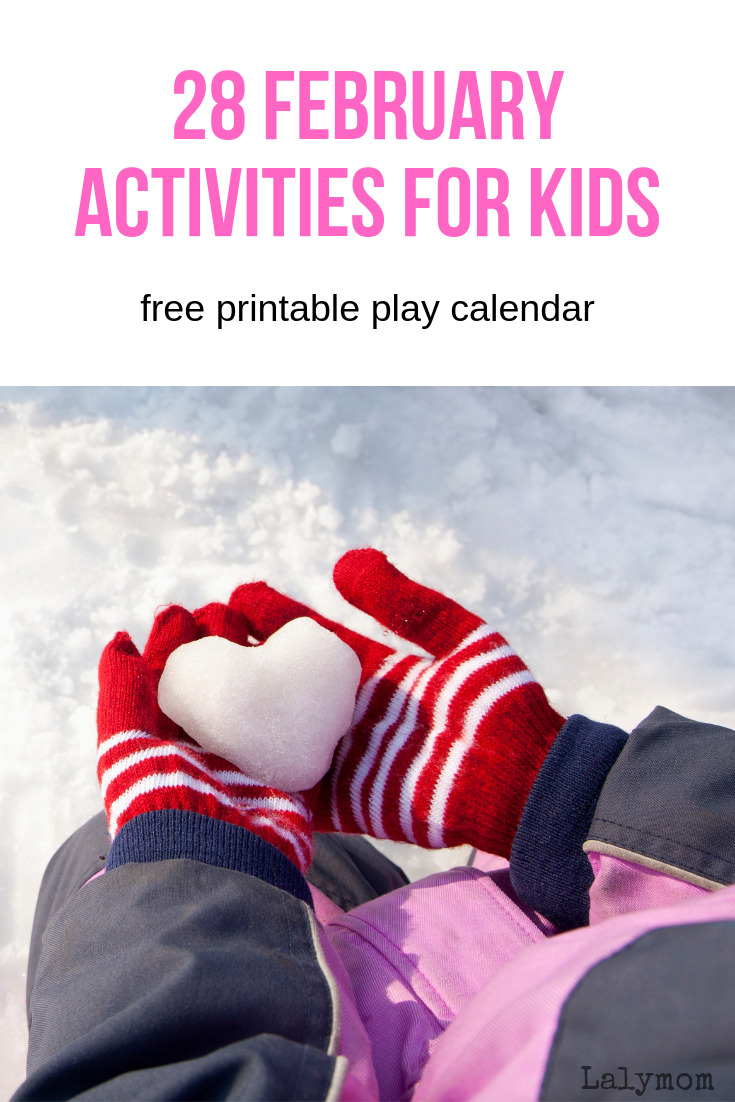 february activities for kids - crafts, games and other ideas with february themes