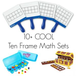 10+ Cool Ten Frame Math Sets for Kids - Helps kids learn math facts, perfect for common core math.