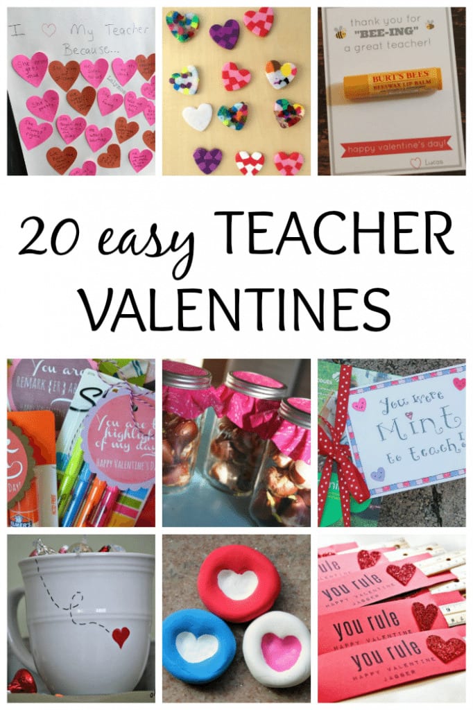 20 easy teacher valentines to make with kids