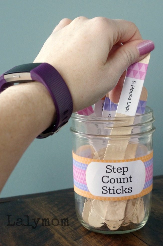 [FREE PRINTABLE] Step Count Sticks for Fitbit Motivation - Not hitting your step goal Try some step sticks for motivation!