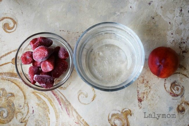easy nectarine strawberry smoothie recipe