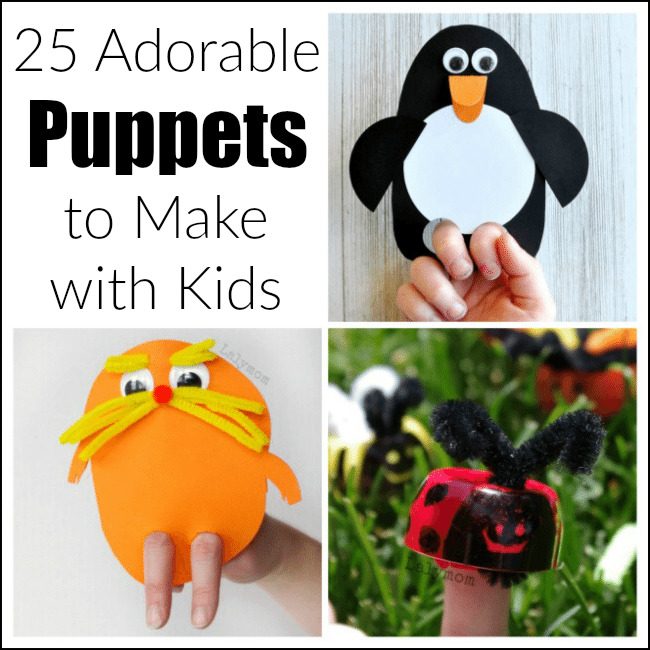 25 Adorable DIY Hand Puppets to Make with Kids - LalyMom