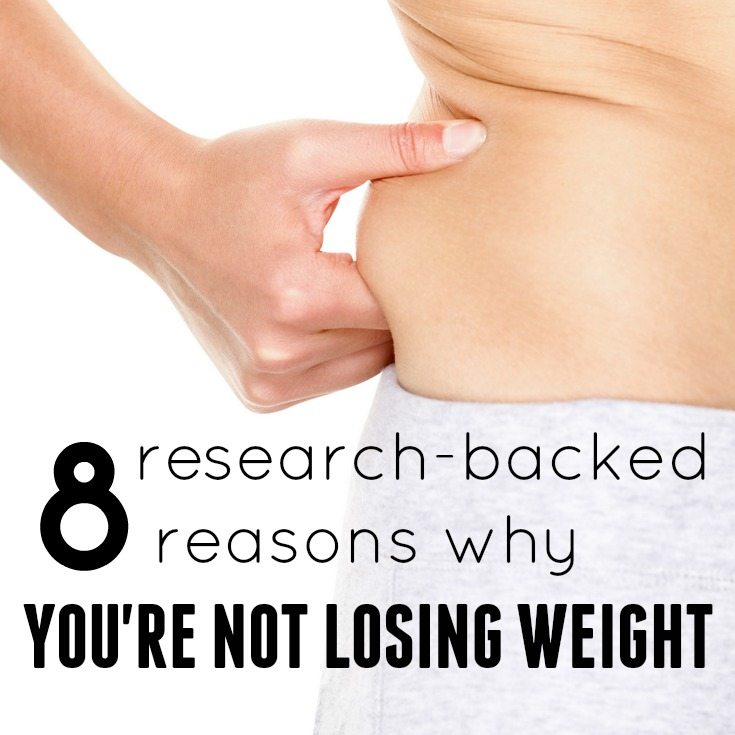 8 research based reasons you are not losing weight.