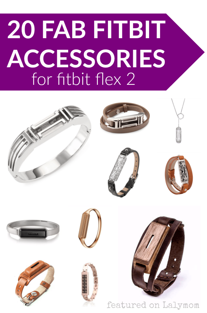 20 Fab Fitbit Flex 2 Accessories - Bangles, leather bands, pendants, slides and sleeves to dress up your fitbit!