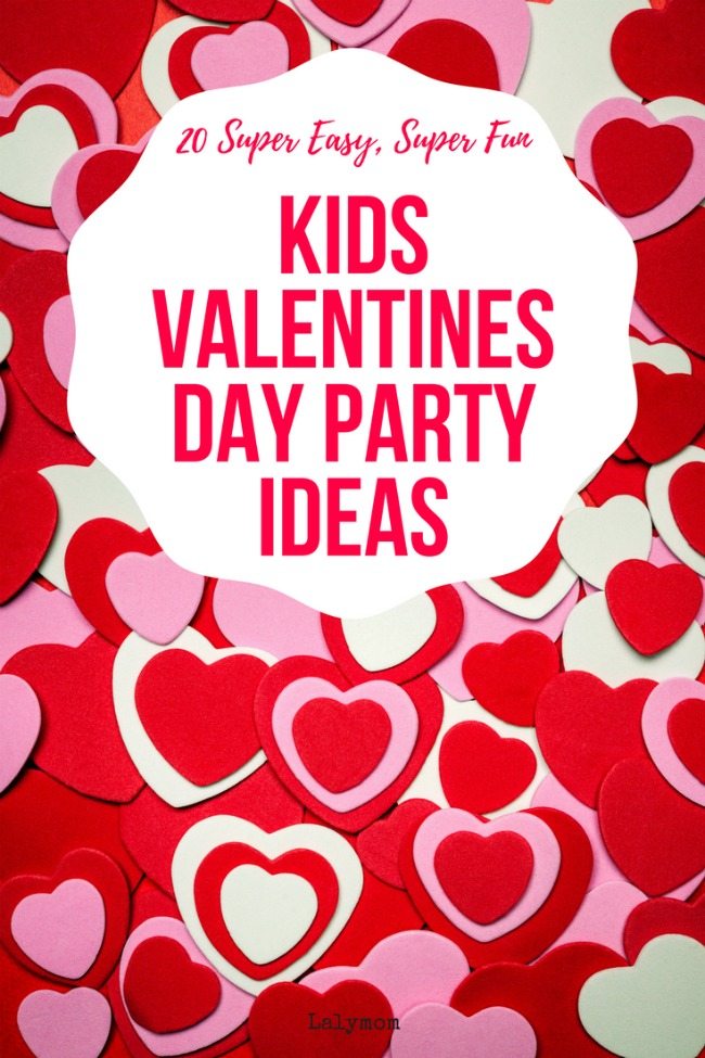 20 Super Easy, Super Fun Kids Valentines Day Party Ideas - so simple, low prep ideas, Love it!