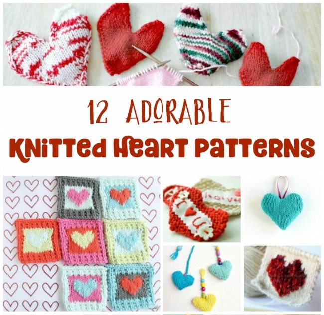 12 Gorgeous Heart Knitting Patterns