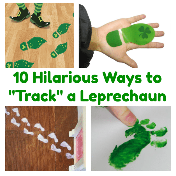 DIY Leprechaun Tracks for St. Patrick's Day