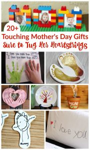 20+ Touching Mother's Day Gifts Sure to Tug Her Heartstrings on Lalymom #mothersday #mom #giftidea #DIY #buy #sweet #sentimental #showyourlove #giftsforher