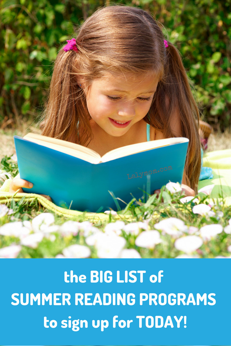 20 Summer Reading Programs to Sign Up For Today #summer #reading #kidlit #freebies #prizes