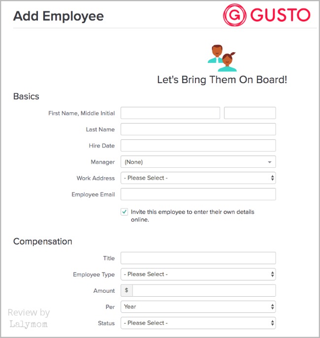 Adding an employee on Gusto - Review by a small business owner