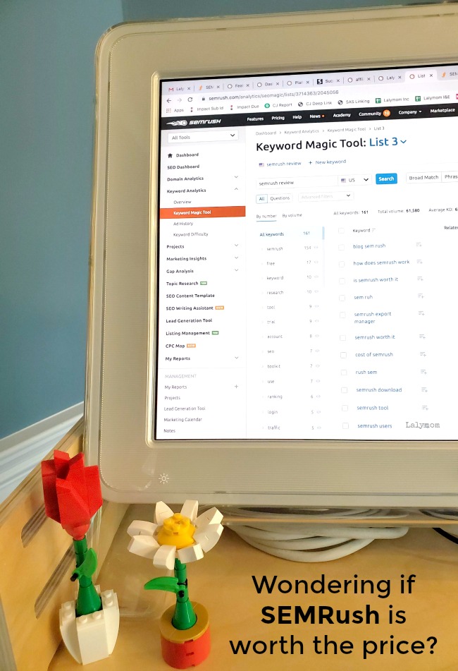 Blogger Tools SEMRush Review - Is this SEO tool worth the price Decide for yourself if these completely unexpected features make it worth it to you.