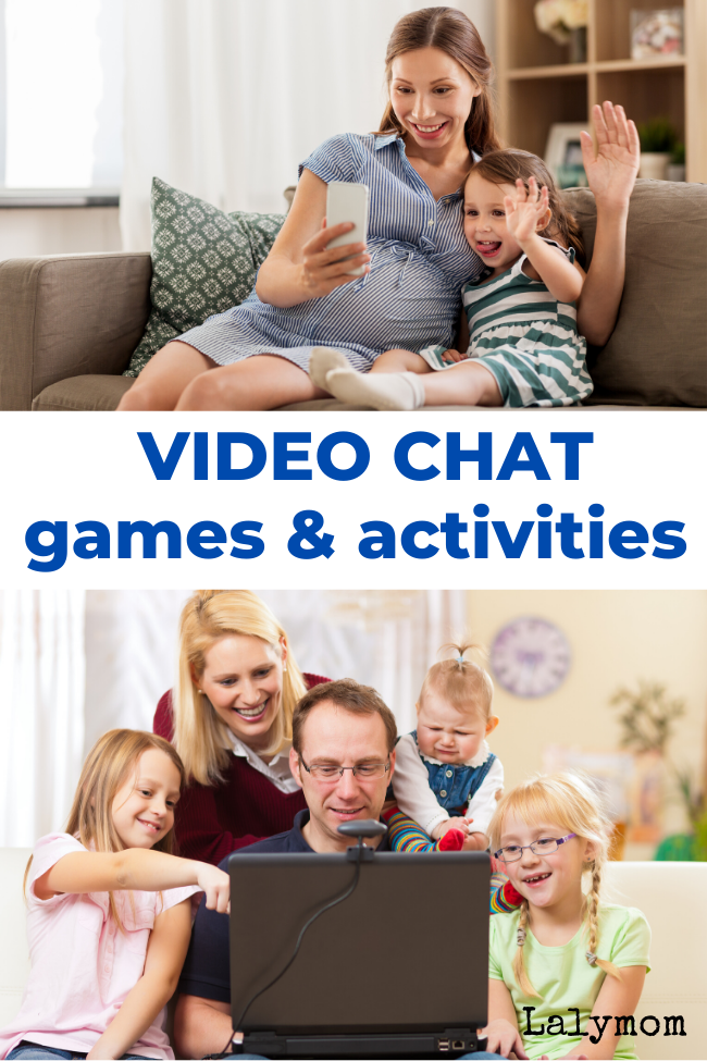 Play Games and Activities over Video Chat - tons of fun ideas for kids to play remotely with friends