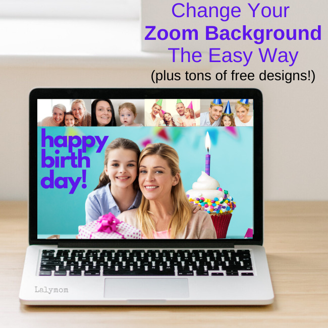 How to Change Your Zoom Background The Easy Way - from Lalymom