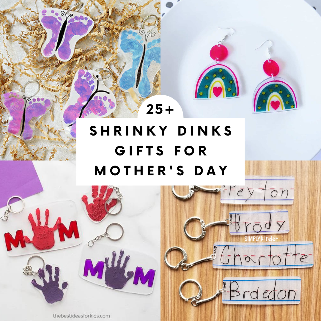 25+ Cute But Easy Shrinky Dink Ideas for Mother’s Day